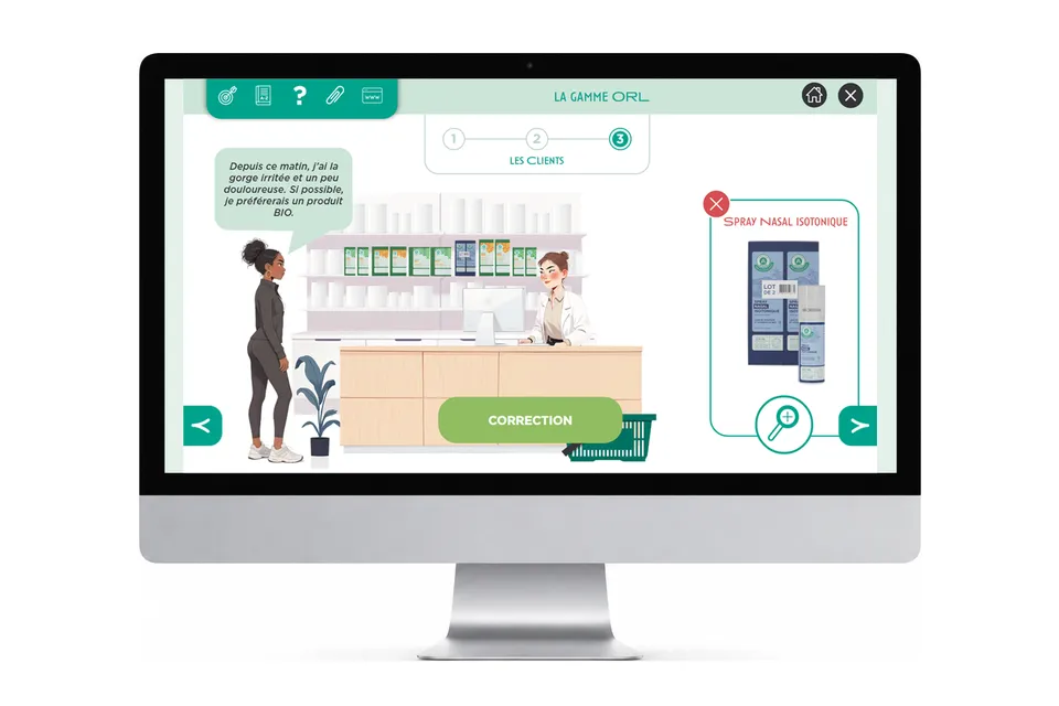 Module e-learning Aprium : correction d'un cas client sur la gamme ORL